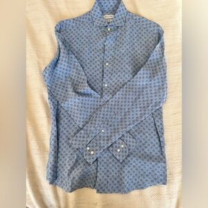 Massimo Dutti, 100% Linen button down, men's shirt